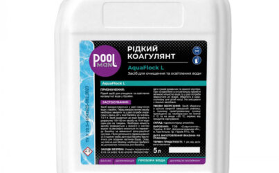 Засіб для очищення та освітлення води Poolman AquaFlock L, 5л