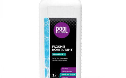 Засіб для очищення та освітлення води Poolman AquaFlock L, 1л