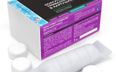 Коагулянт тривалої дії в картушах PolyFlock T25, 1кг